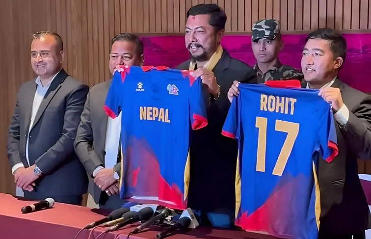 टी-२० विश्वकप २०२४ मा नेपाली क्रिकेट टिमले लगाउने जर्सी सार्वजनिक